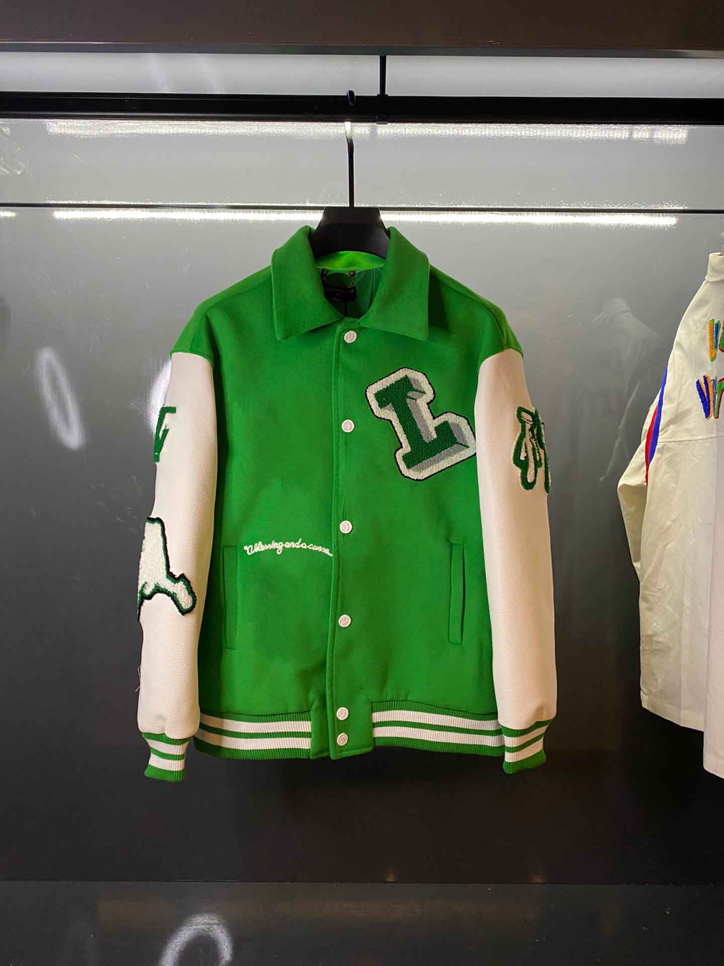 

2021ss spring and summer new high grade cotton printing short sleeve round neck panel T-Shirt Size: -l-xl-xxl-xxxl Color: black white xbevw1a1s, Green