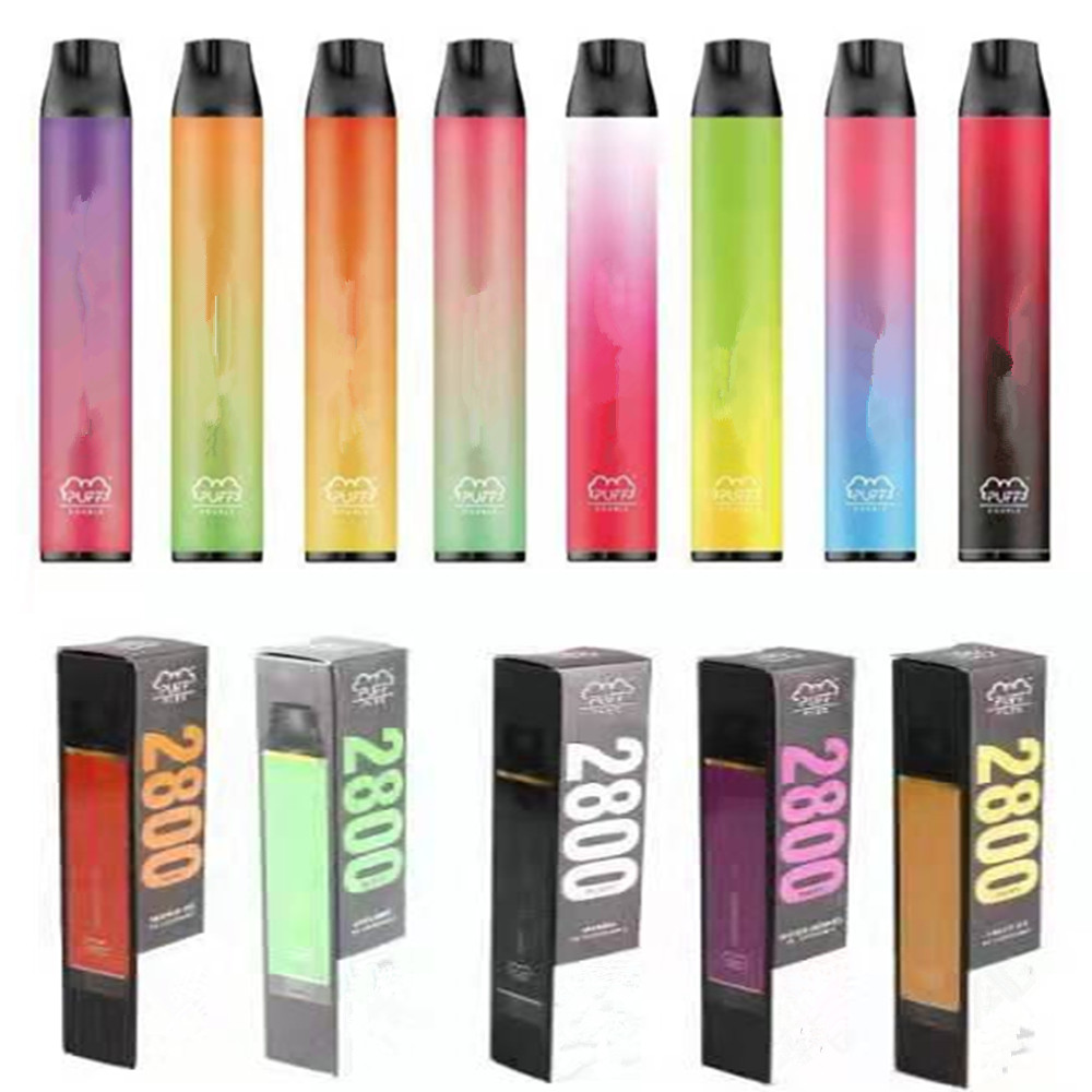 

Disposable E-cigarettes Puff Bar Plus Device Pod Kit 800 puffbars 3.2ml Cartridges Empty Pen Vape Cart Packaging e cigarette