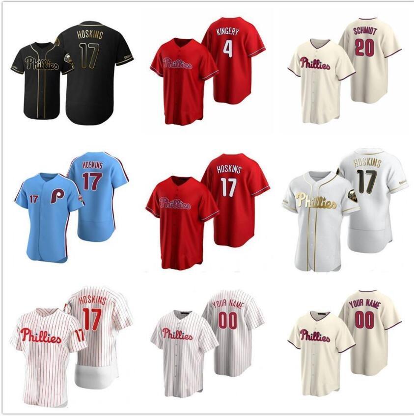 

Baseball Jersey Phillies Men Women kids BryceDarren Daulton Harper Maikel Franco 17 Rhys Hoskins 27 Aaron Nola Mitch Williams Mike Schmi, Blue;black