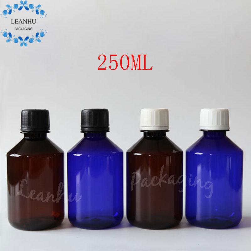 

250ML Three Colors of Plastic Packing Bottles With Screw Cap, Empty Cosmetic Containers, Refillable Lotion Cream Makeup Bottles