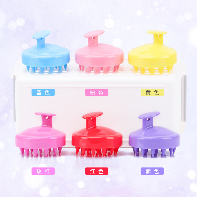 

Shampoo Massage Meridians Dree Bath Brush Beauty Hair Care Sile Comb