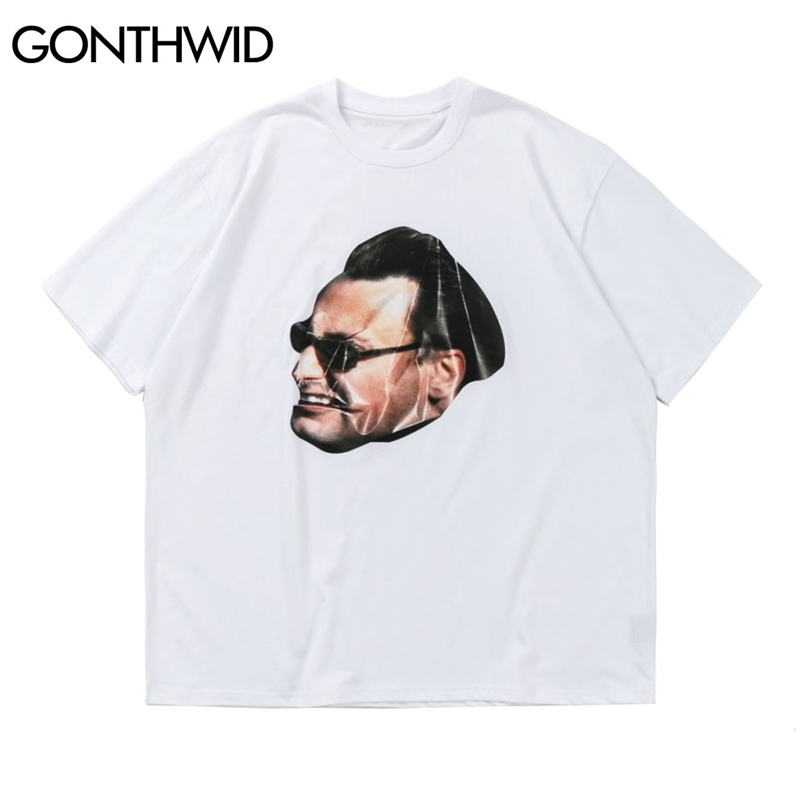 

Harajuku Tshirts Hip Hop Creative Short Sleeve Tees Shirts Streetwear Casual Cotton T-Shirts Men Summer Tops 210602, Black