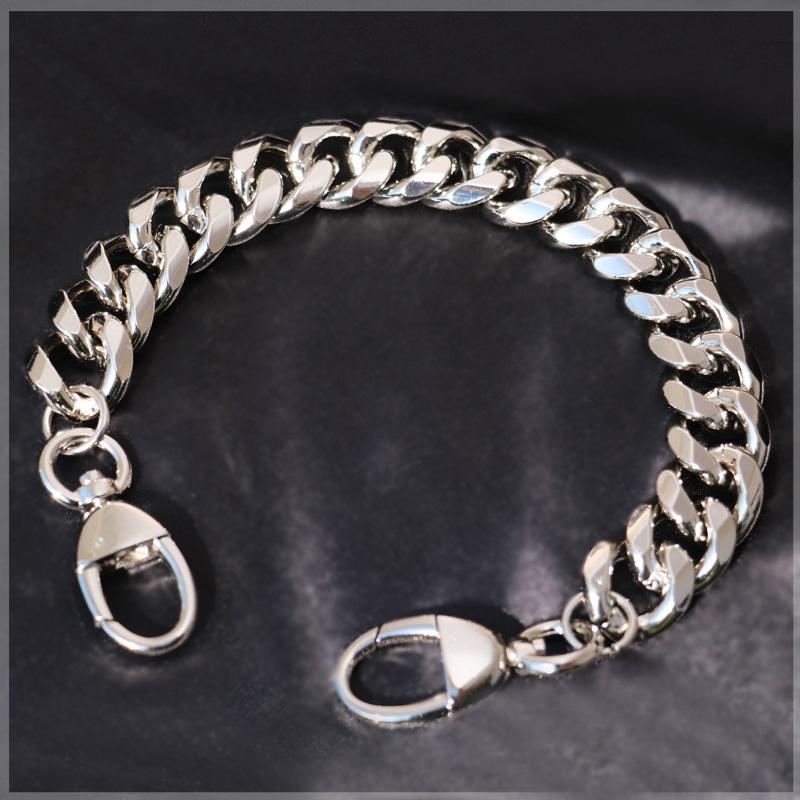 

19mm Thick Aluminum Chain 20/30/40cm Gold Silver Color Light Weight Shoulder Bag Strap DIY Handbag Handles Bag Parts Accessories
