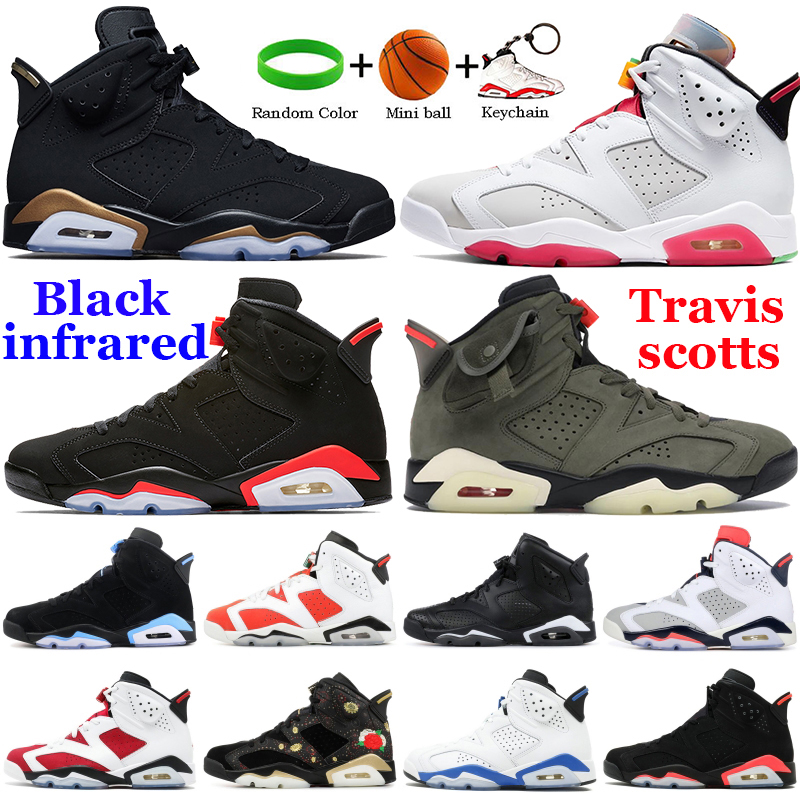 

Top DMP 2020 black infrared 6 6s Basketball shoes travis scotts reflect silver Hare UNC oreo black cat running sneaker men trainers, Bubble wrap packaging
