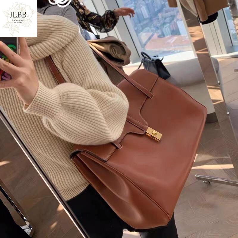 

casual women shoulder bags vintage big handbags designer luxury female bag lady large capacity totes simply flap purses 2021 sac, Beige