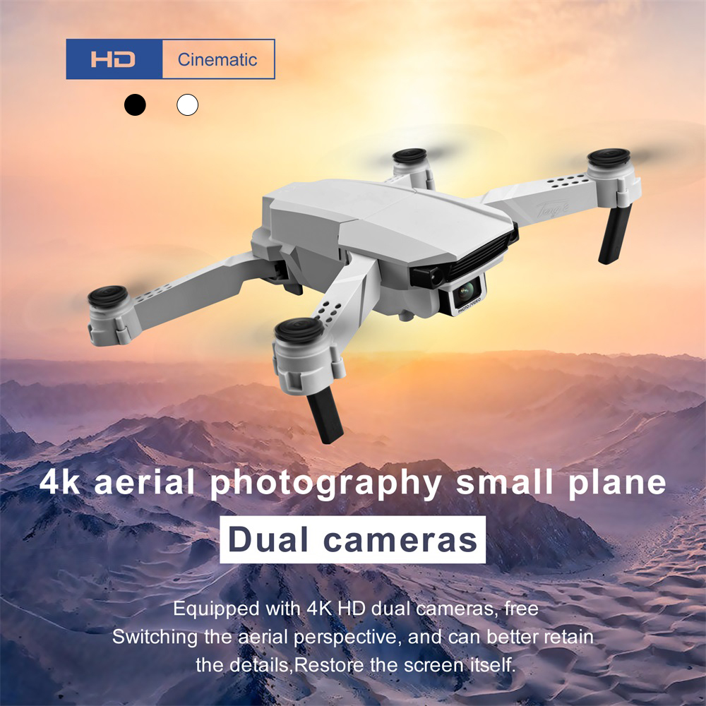 

1080P WiFi fpv Drone Dual Camera Quadcopter Height Keep Drone Camera Dron Helicopter 2021 NEW S62 Drone, Black