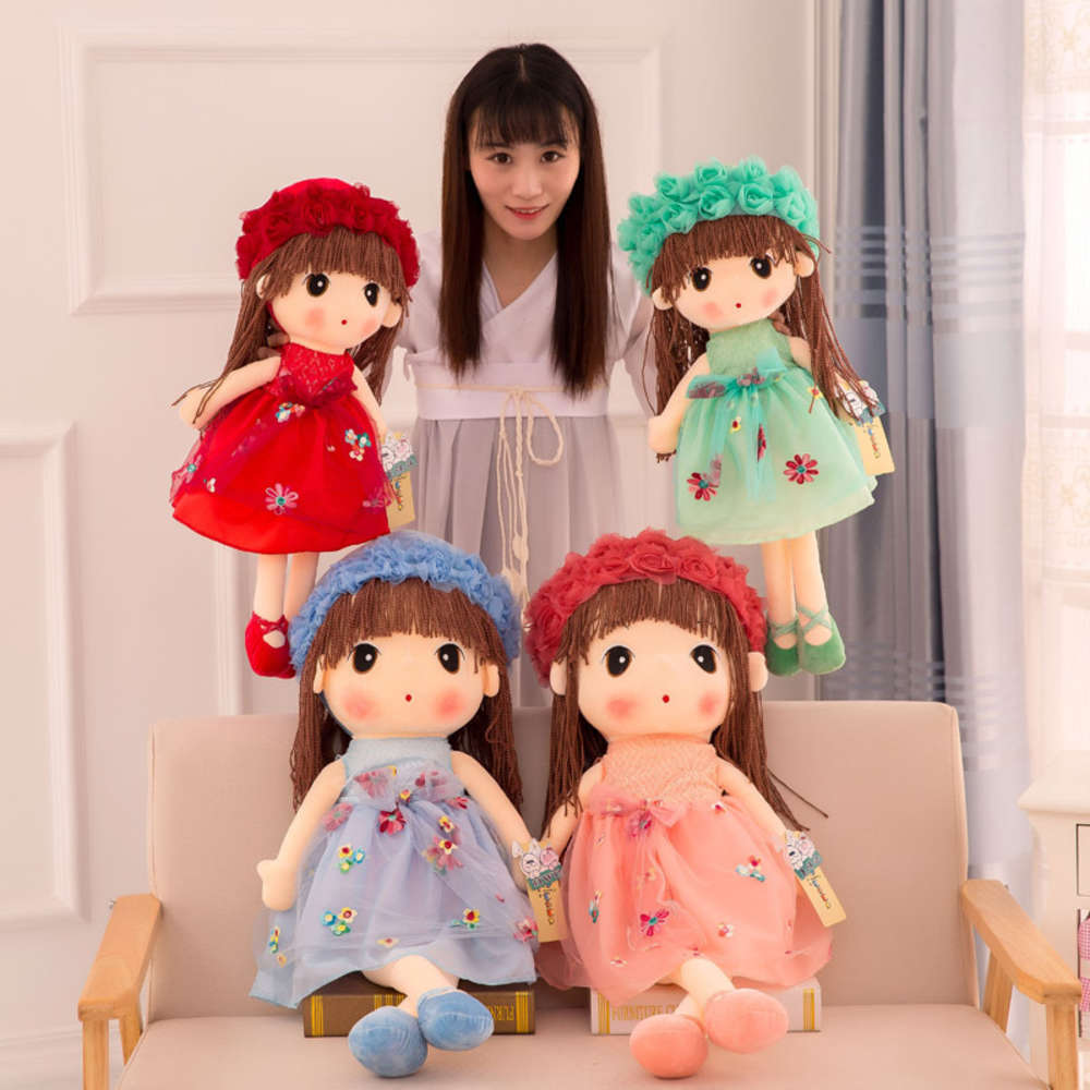 

plush toys cute doll Princess gift flower fairy, Blue