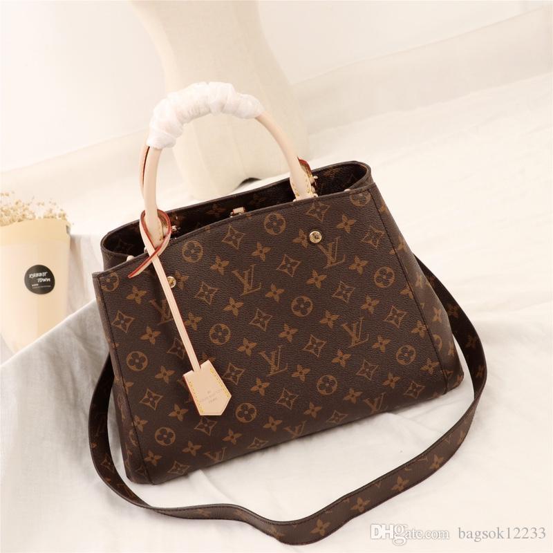 

designers Handbags Purses MONTIGNE Bag Women Tote Embossed Leather Shoulder crossbody bags Satchel N41056 LV LOUIS VITTON