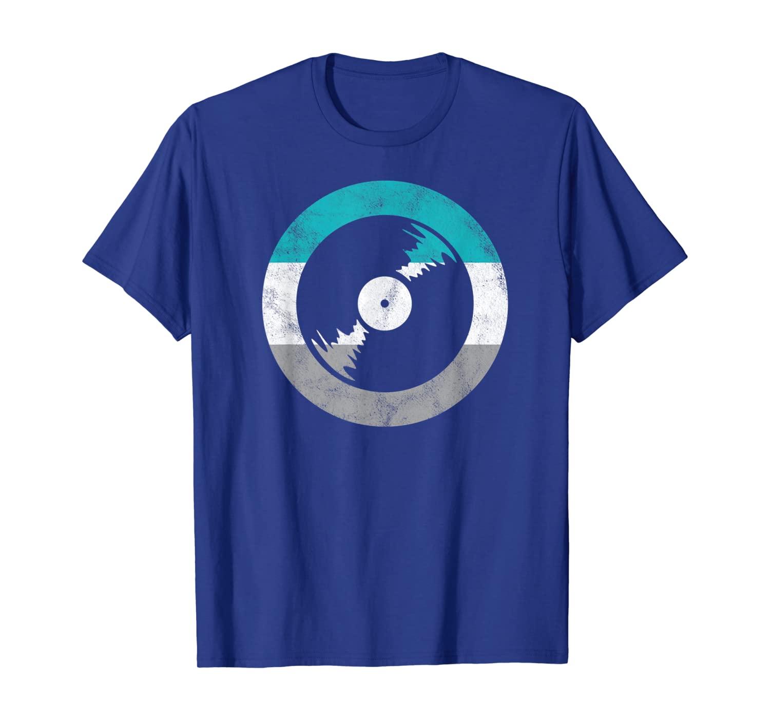 

Record Vinyl LP Retro Gift For Men Women Boys Girls T-Shirt, White;black