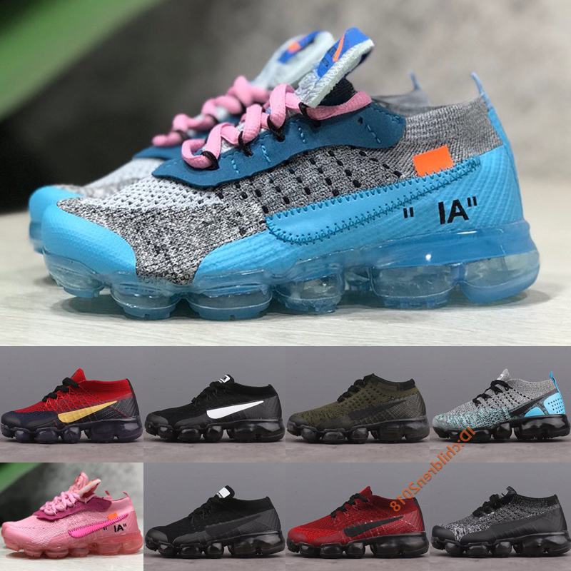 

VMP 2.0 Knit Kids Designer Sneakers Off Black Dusty Cactus White Running Boys Girls Children Shoes Size 28-35