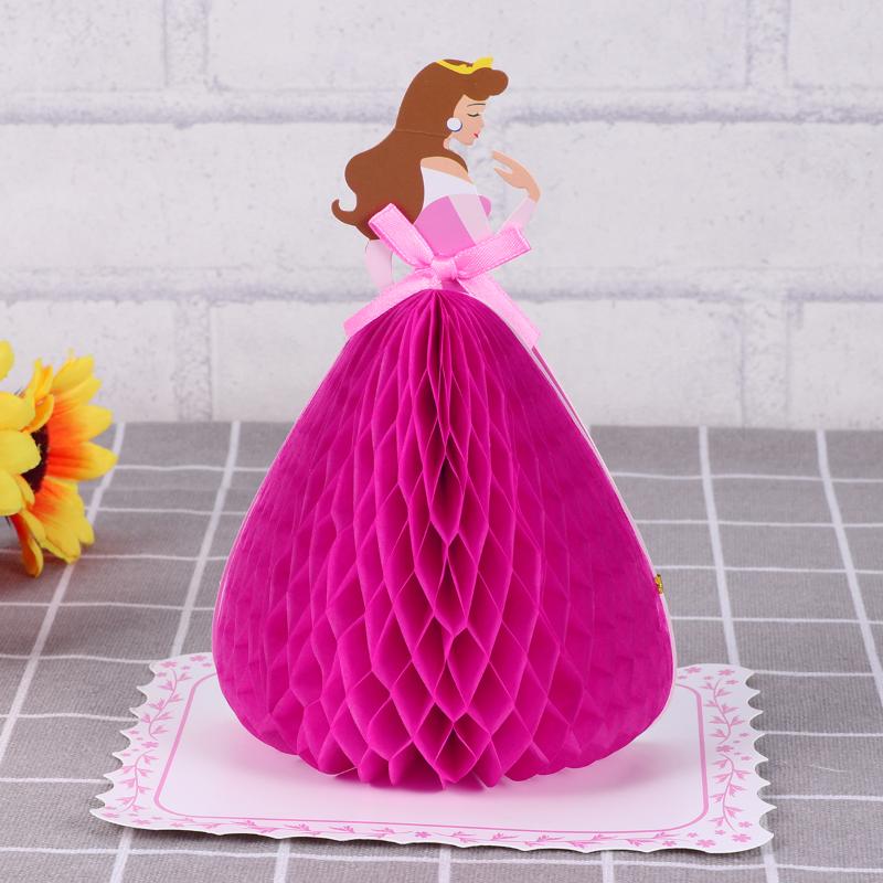

Greeting Cards Creative Three-dimensional Birthday Printing Message Blessing Gift Card(Dancing)