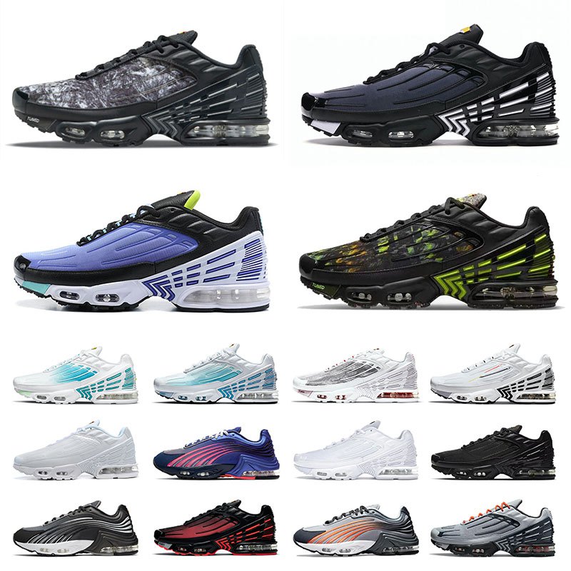 

TN 3 Tuned Plus 2 Running Shoes For Mens Designer Graphic Prints Wolf Grey Obsidian Multi Ghost Green All Black White Men Women Sports Sneakers Trainers Size 36-46, A30 leather 39-45