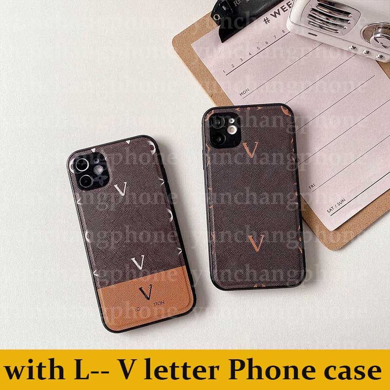 

New for iPhone 12 12Pro Max Designer Phone Case for iPhone 11 11Pro MAX Xr XS MAX 7 8 Plus L letter Cases