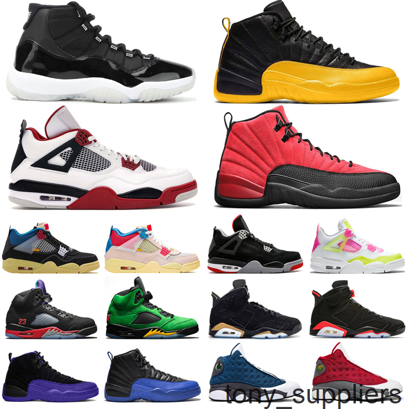 

2020 Basketball Shoes Jumpman 11s 25th Anniversary 12s University Gold 4s Union Album 5s Alternate Grape 13s Flint Mens Trainers Sneakers