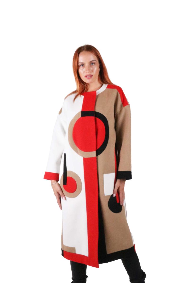 

Women's Jackets Woman Cashmere Coat, Champagne