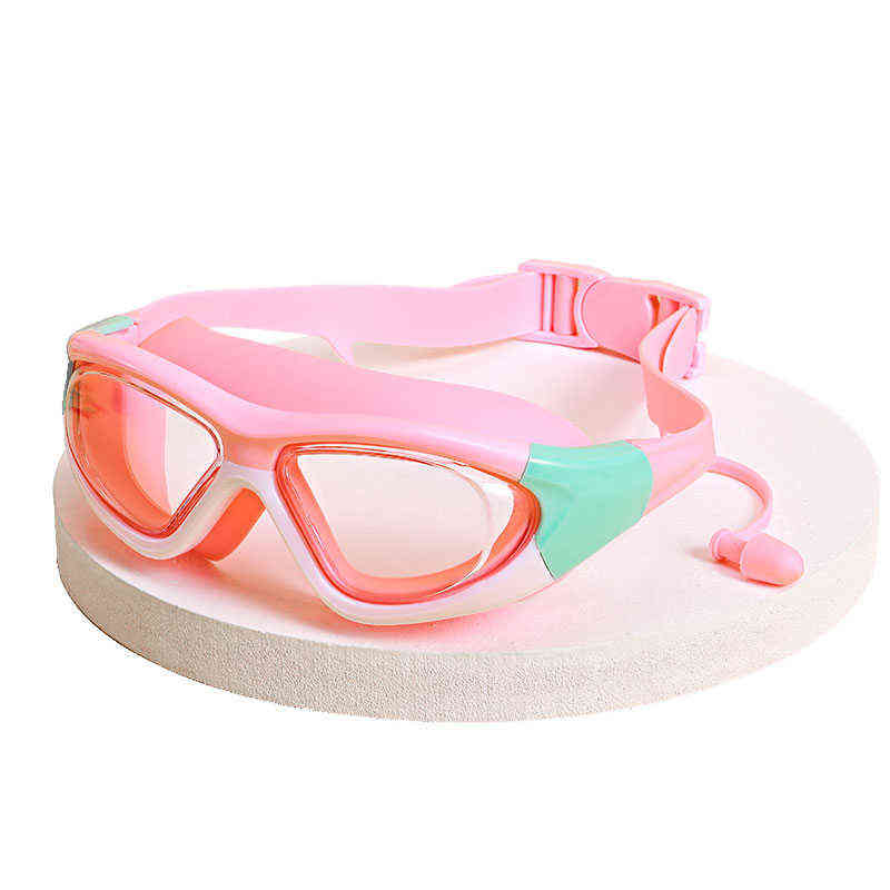 Children's swimming goggles anti-ultraviolet and anti-fog children's glasses can be adjusted and waterproof H1214