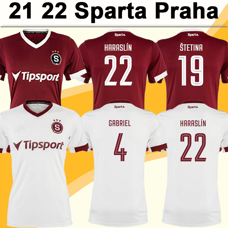 

21 22 Sparta Praha HLOZEK SOUCEK Men Soccer Jerseys GABRIEL DOCKAL MINCEV D.M.KARLSSON Home Away Shirt Short Sleeves Adult Uniforms, Qm6088 21 22 home no patch