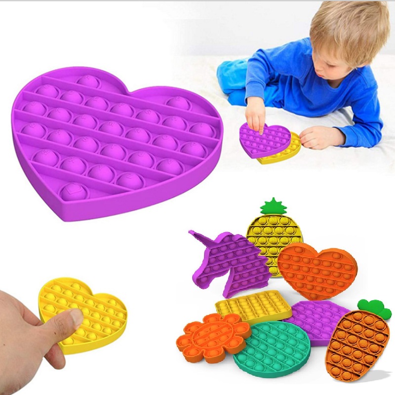 

Push Pop toy Bubble Sensory Fidget Toy Autism Stress Reliever It Squeeze Sensory Toy for Kids Family party favor sea shipping FFA4595