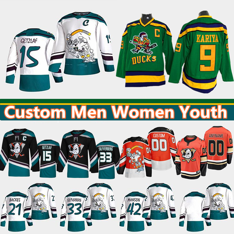 

Ryan Getzlaf Jersey Anaheim Ducks Jerseys 2021 hockey 9 Paul Kariya 4 Cam Fowler 8 Teemu Selanne 17 Kesler 42 Josh Manson Jakob Silfverberg Corey Perry Custom Wears, Women's color 3