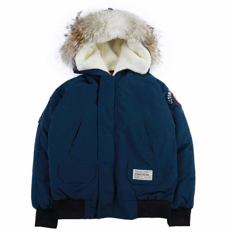 

Lovers Style Real Coyote Fur Mens Womens Canadian Ovo Chillinwacks Parka Goose Down Jacket October's Very Own Outerdoor Coat, Packing bag