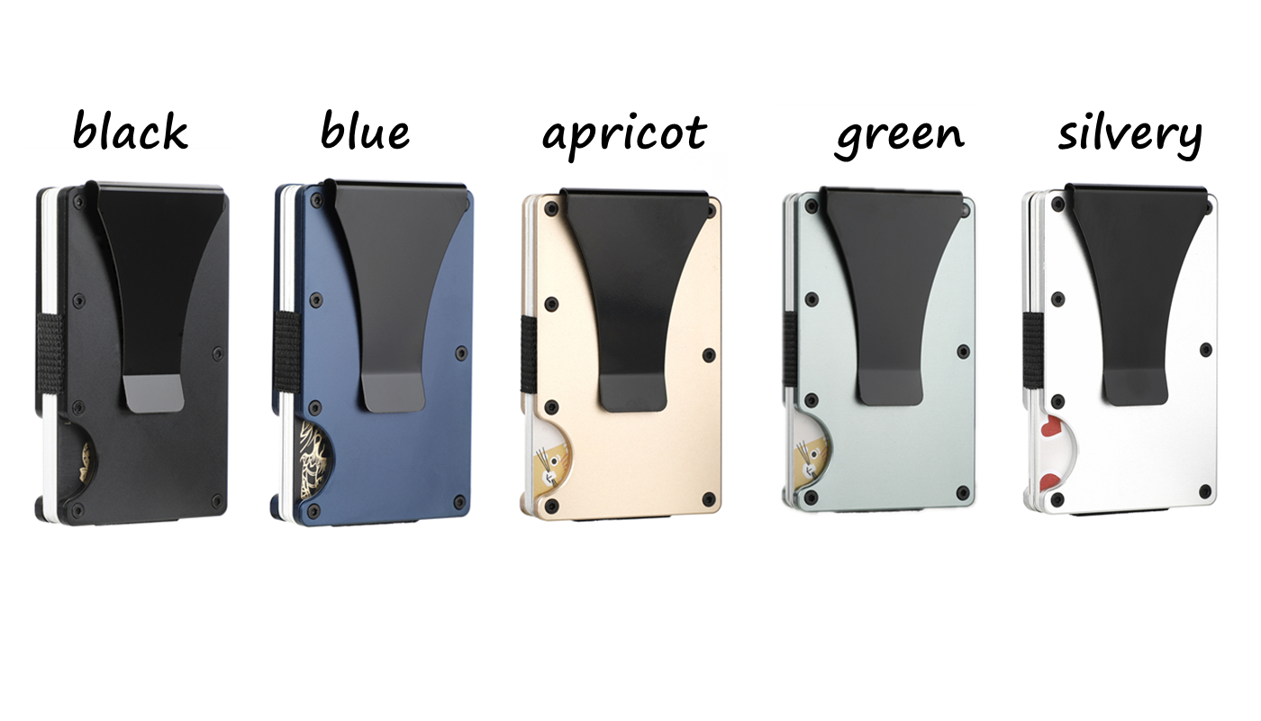 

Women Purse Anti Rfid Metal Bank Holder Men Minimalist Wallets Slim Thin Tactical Business ID Cardholder Case