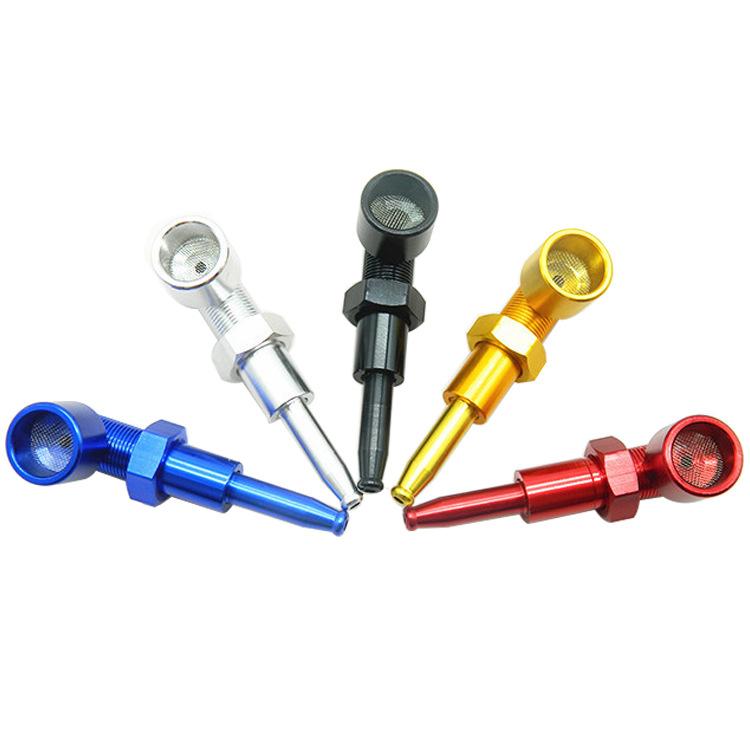

1pc Mini Metal Smoking Pipe Filter Portable Tobacco Pipe Smoker Gift Cigarette Holder Smoking Accessories