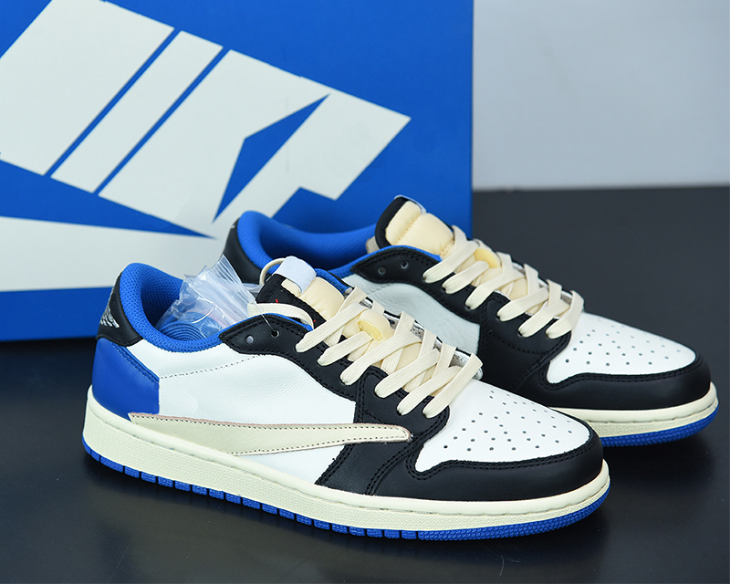 

Top quality TS x Jumpman 1 Low Mens Womens Basketball Shoes Military Blue Outdoor Fashion Sneakers With Box, #1