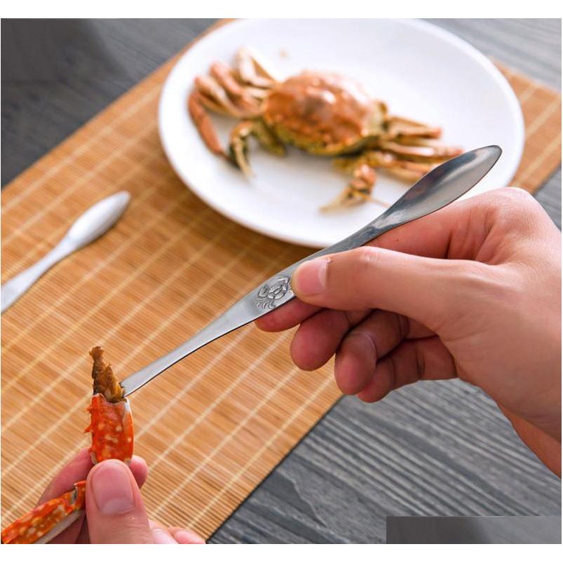 

Stainless Steel Lobster Crab Tools Seafood Picks Lobster Fruit Needle Forks Spoons Seafood Accessory Cr jllhvF sport777