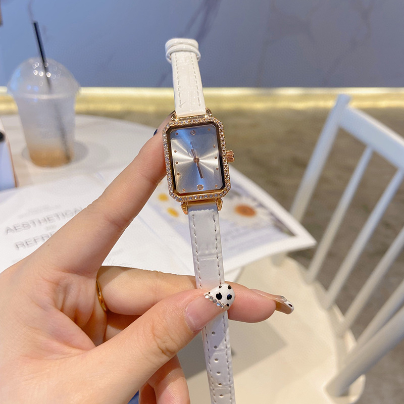 

luxury women watch New Fashion Women Dress Watches Ceramic case Leather Strap Relogio Feminino Lady Quartz Wristwatch, Color 1
