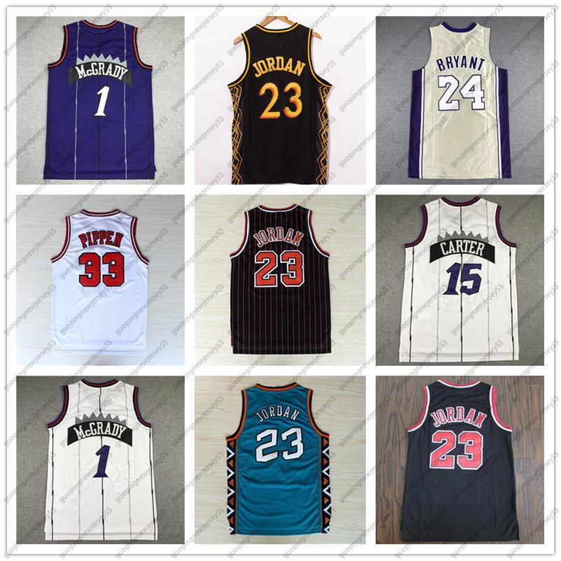 

NCAA 1 McGrady North Carolina Tar Heels 23 Michael Vince 15 Carter Tracy 33 Pippen Basketball Jersey, As shown