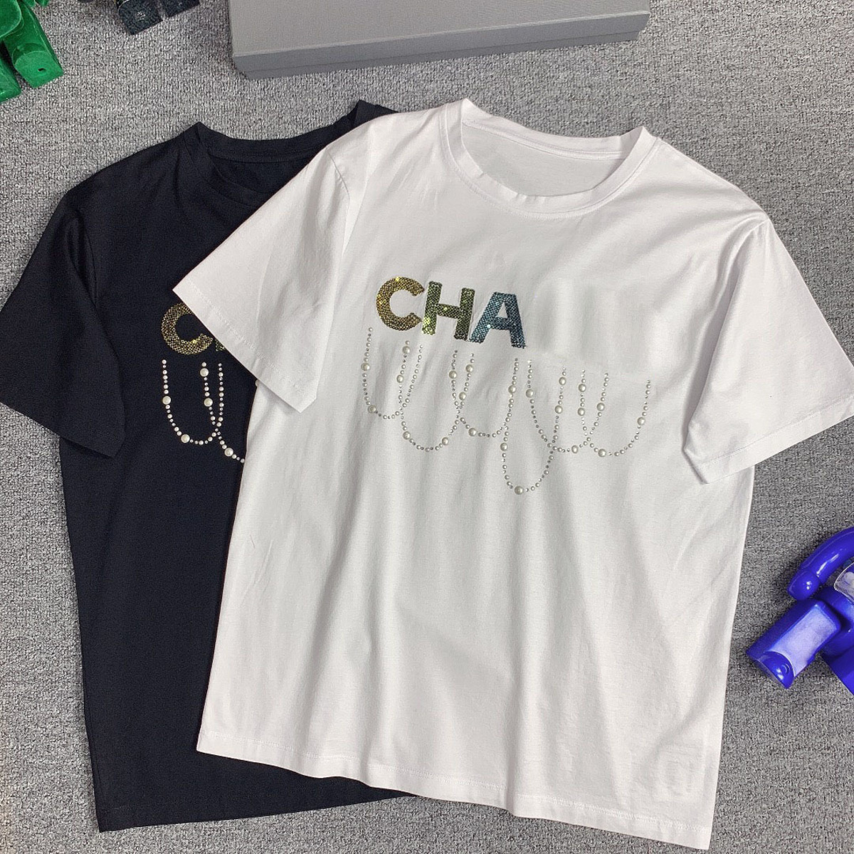 

Summer new trendy brand T-shirt fashion all-match men and women with the same style027, White