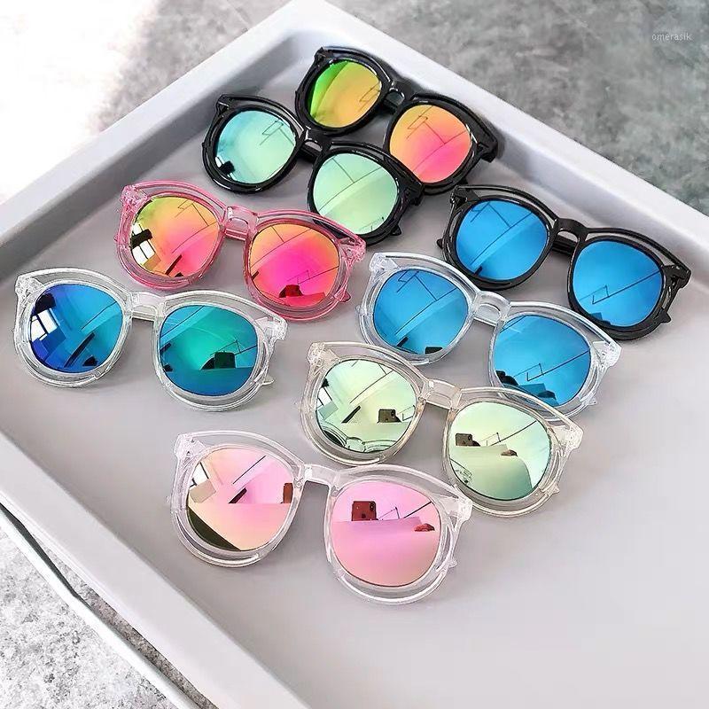 

Children's Sunglasses Fashion Korean Version Of Glasses Baby Personality Children Anti-ultraviolet Sunshade