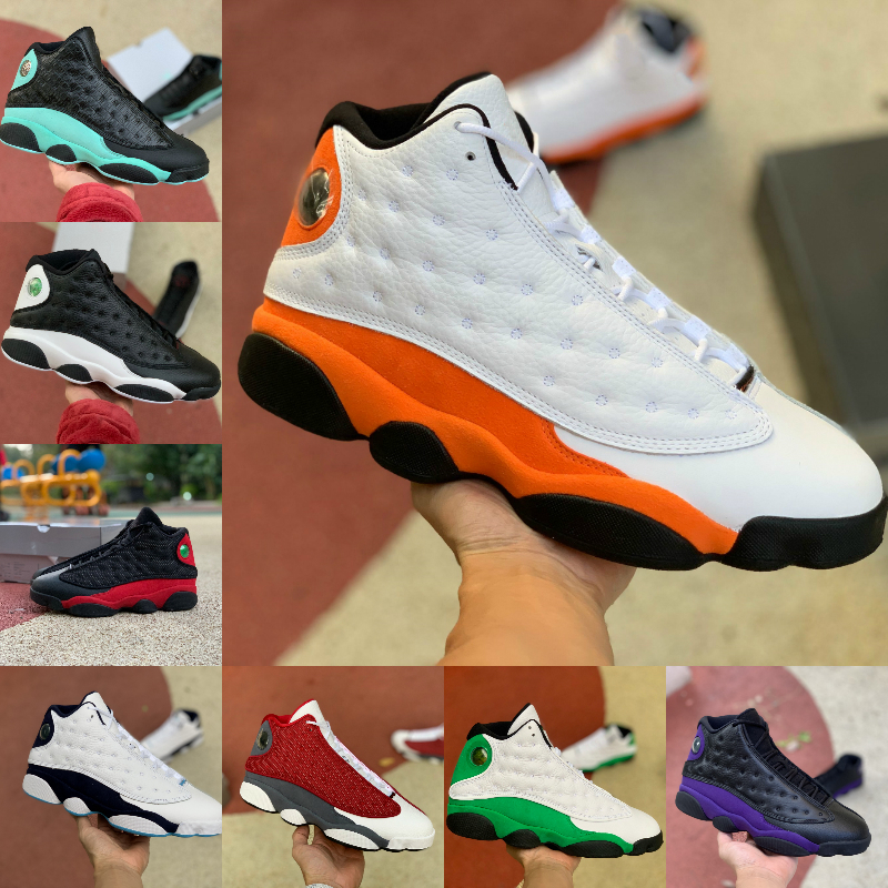 

Jumpman 13 13S Basketball Shoes Mens High Dark Powder Blue Flint Bred Island Green Red Dirty Starfish He Got Game Black Cat Court Purple Trainer Sneakers Designer, Please contact us