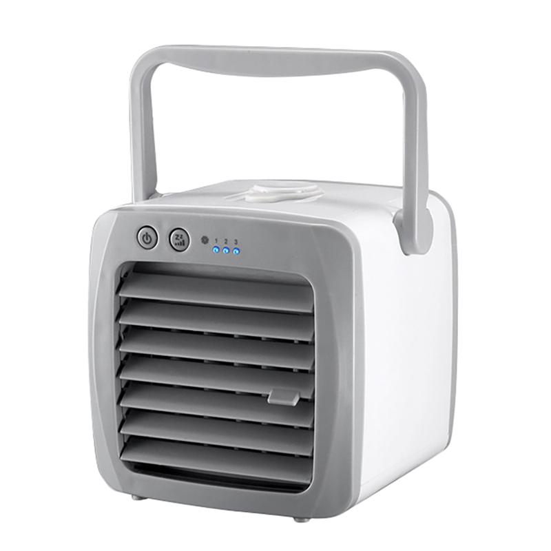 

Mini Portable Air Cooler Home Office Desk Personal Three Speed 150ML Water Tank USB Air Conditioner Cooler Fan