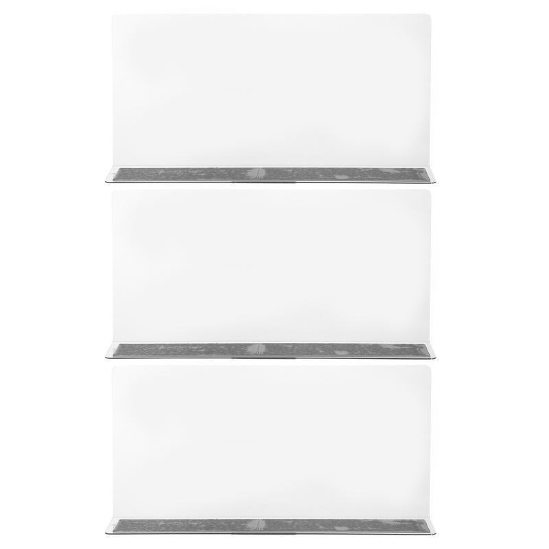 

Hooks & Rails 3pcs Goods Sorting Magnet Plates Shop Clapboards Shelf Dividers