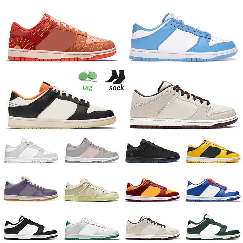 

Top Quality 2021 Dunk Mens Women Casual Shoes Halloween Unc Desert Sand Mahogany Black White Undefeated Georgetown Dunks Low Off Designer Sneakers 36-45, C28 orange pearl 36-40
