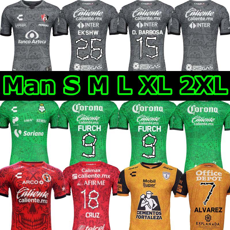 

2020 2021 Atlas Pachuca TUZOSFB Men Soccer Jersey Xolos de SANTOS Tijuana Special Edition Dia de los Muertos Halloween Third Football shirts, 1994 home adult