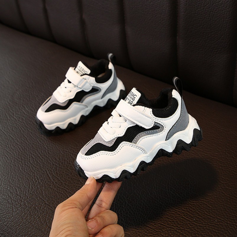 

Kids Shoes Boys Sneakers Girls Sport Shoes Fashion Trainers Casual Breathable Toddler Children Running Shoes Basketball, Gray