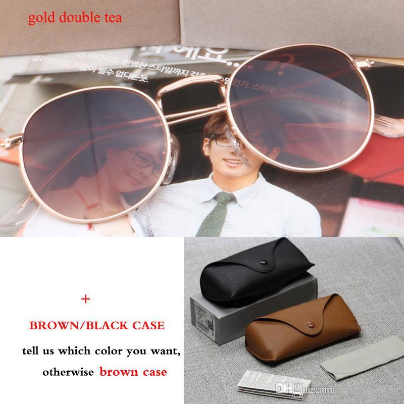 

Luxury Round Brand Designer 2021 Retro Sunglass Driving Sun Glasses For Women Men Female Sunglasses Mirror, White;black