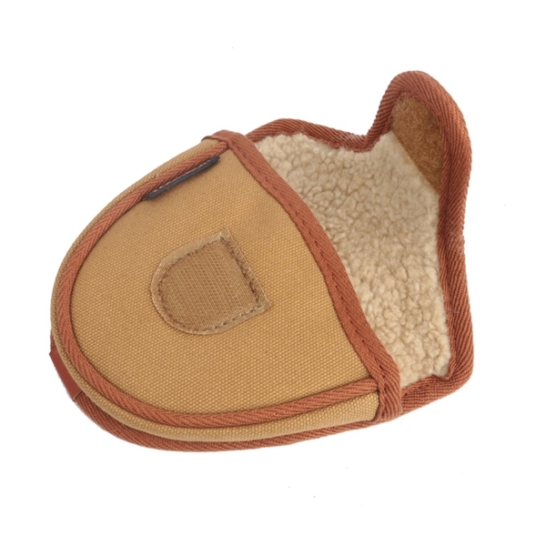 

Tourbon Vintage Canvas & Fleece Golf Mallet Putter Head Cover Golf Headcover Pouch Khaki Protector L0302