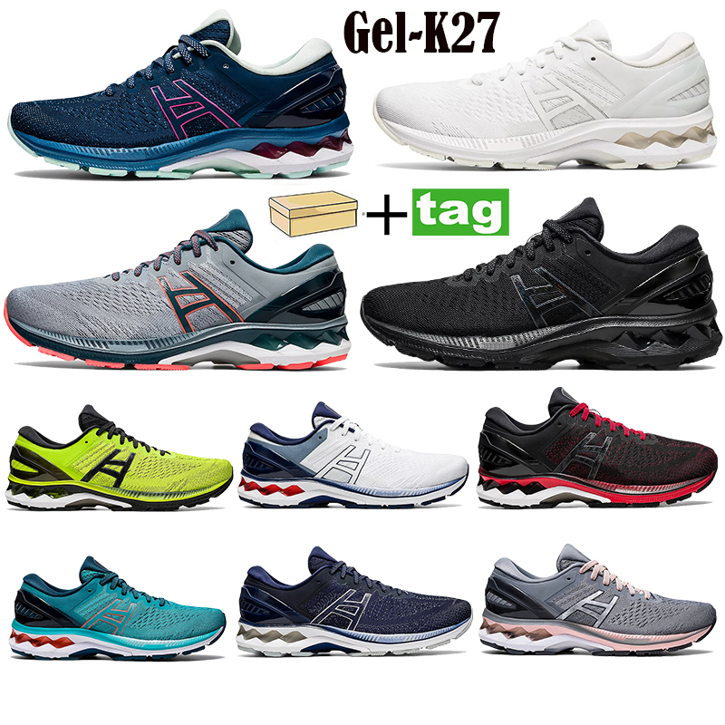 

Fashion Gel-K27 men women running shoes trainers triple black white classic red techno cyan sheet rock peacoat mens outdoor sports sneakers, 2 platinum gs