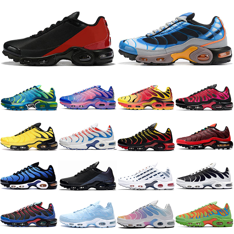 

2021 hot se running shoes tn for men women glasses triple black white total crimson hyper blue throwback future worldwide oreo deluxe trainers sneakers, Midnight navy