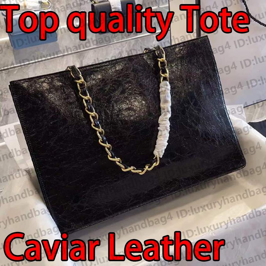 

5A+ duffle tote clutch women bag 2021 fashion Designer Bags caviar Genuine leather shoulder gold Hardware handbags with box wallets purse boots Fidget Toys, Black 1