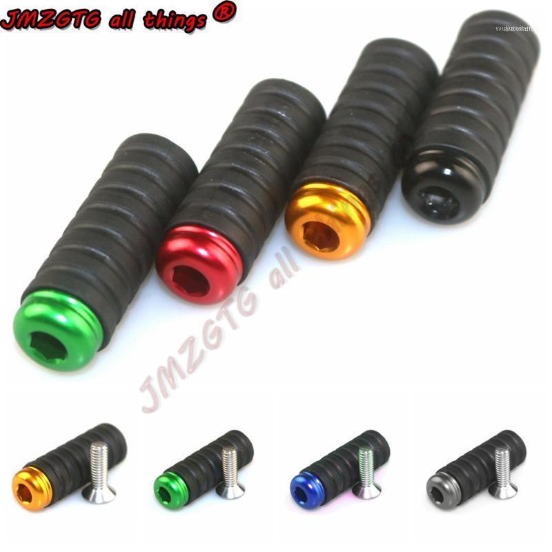 

Pedals CNC Universal Motorcycle Bike Footrests Rubber+Aluminum Alloy Footpegs Foot Rest Pegs Rear Set Accessories1