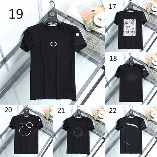 

Monclair 2022 New Printed mens t shirt France Luxury Brand shirts High Quality Brand 10 Styles Size M--XXXL, Supplement (not shipped separately)
