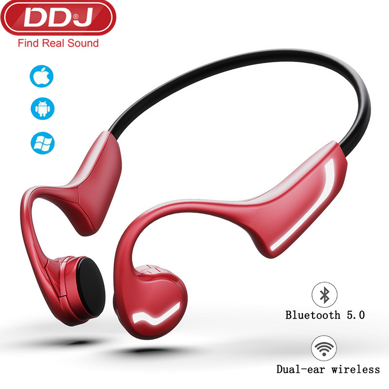 

Bone Conduction Headphones Bluetooth 5.0 Sports headphone Waterproof Sweatproof headset Long Standby earphones for Xiaomi Huawei