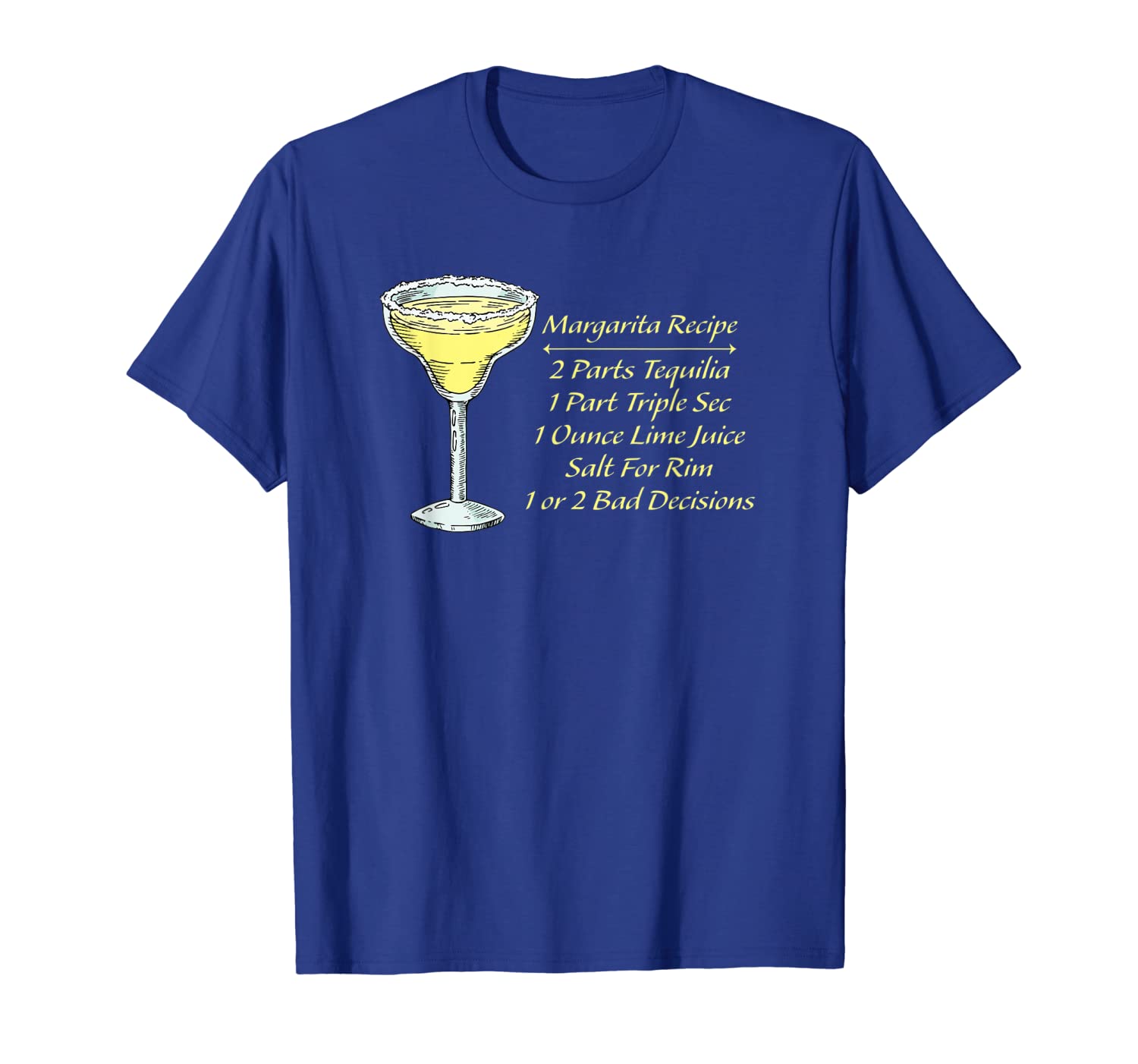 

margarita drinking t-shirt, White;black