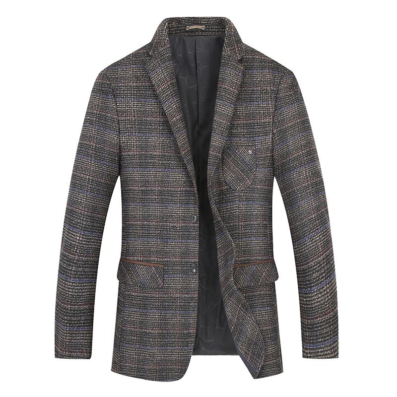 

Men's Suits & Blazers Big Plus Size 8xl 7xl Autumn Winter Business Coat Add Fertilizer Increased Male Casual Suit Jacket Loose Fat, Blue