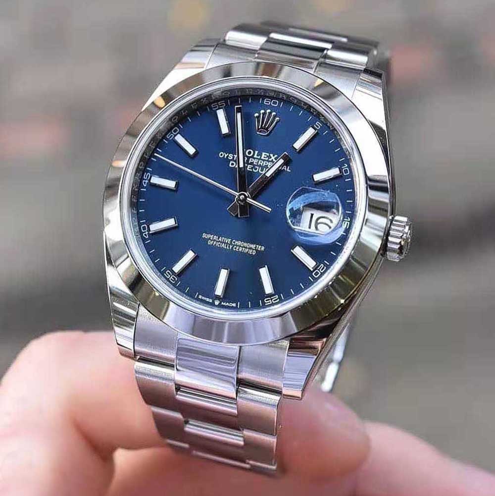 

Men Relogio ROLE X 41mm Sapphire Blue Baton DATEJUSTSmooth Mens Watches Automatic Mechanical montre de luxe Master Watch Oyster Bracelet Wristwatches, Box 3