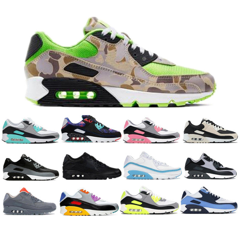 

Sports Outdoor Running Shoes Mens Womens 90s Sneakers Bacon Day of the Dead Cool Grey Glasgow Black White Good Solar Flare UNC Pink Barely Rose Bright Orange Trainers, Grey 40-45